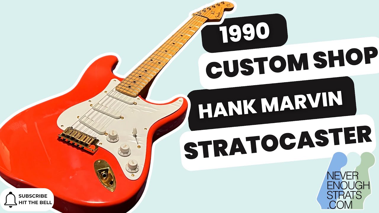 Fender Stratocaster Custom Shop Hank Marvin Signature 1990 Fiesta Red
