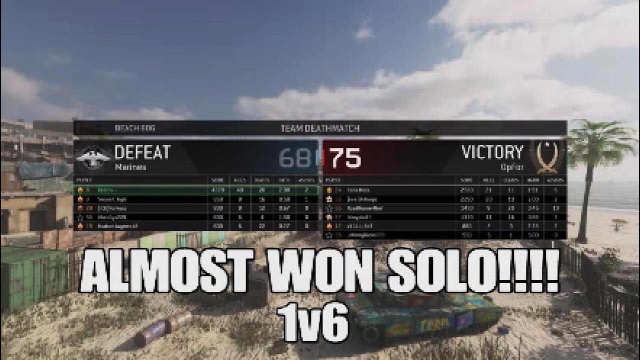THE WORST TEAM I EVER GOT....ALMOST CLUTCHED!!! - Call of Duty Remastered