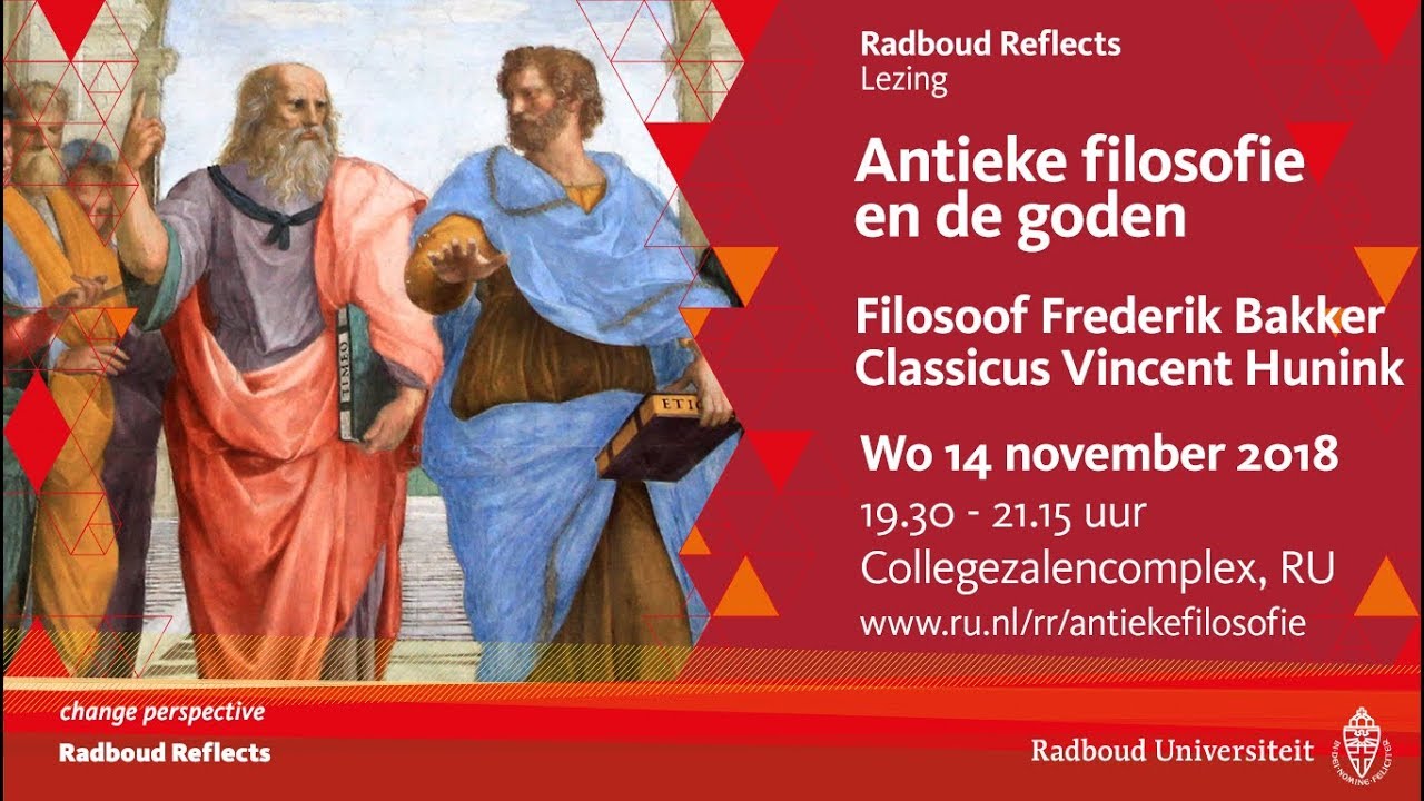 Antieke filosofie en de goden | Lezing door filosoof Frederik Bakker en classicus Vincent Hunink