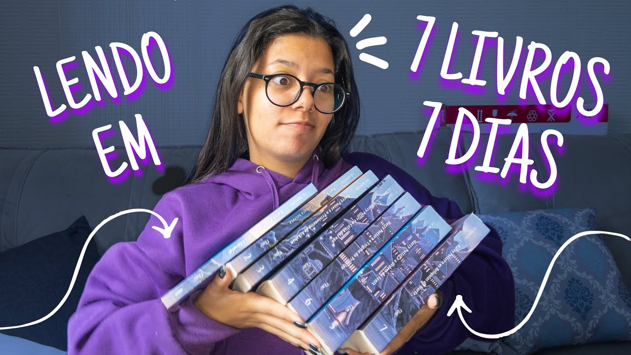 LENDO 7 LIVROS EM 7 DIAS!