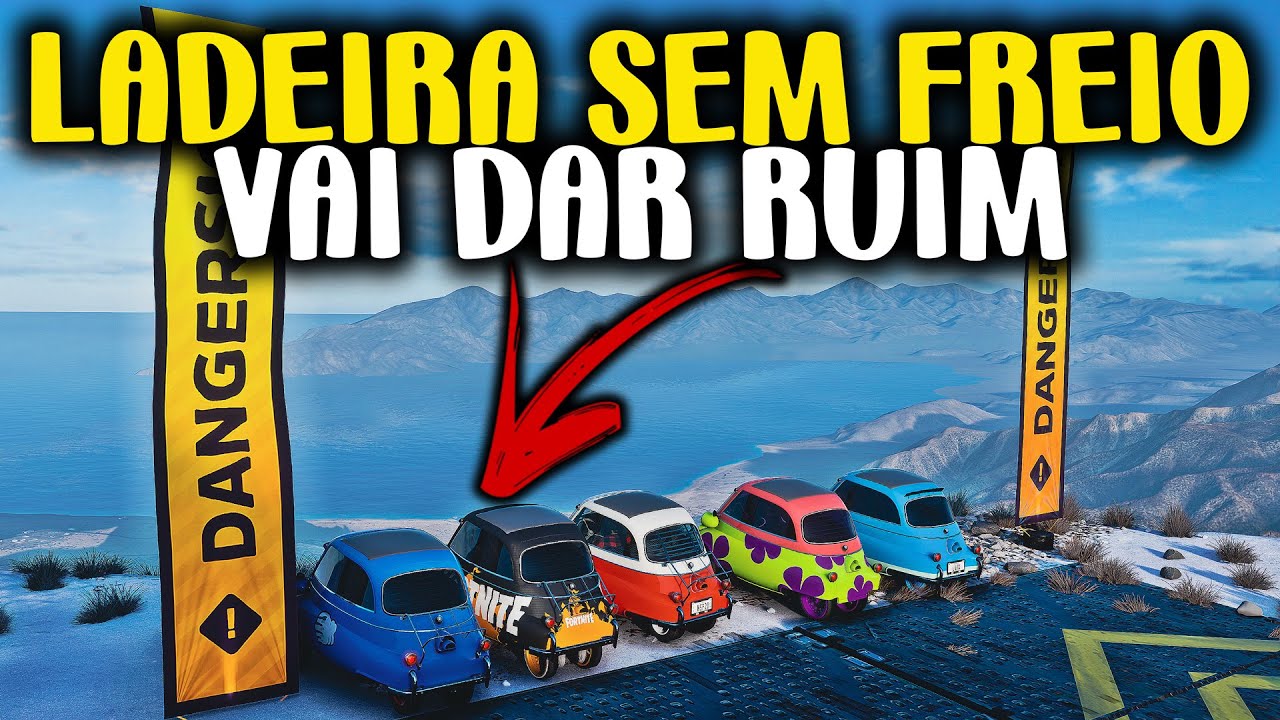 LADEIRA SEM FREIO MAIS BUGADA DE TODAS - FORZA HORIZON 5 ONLINE