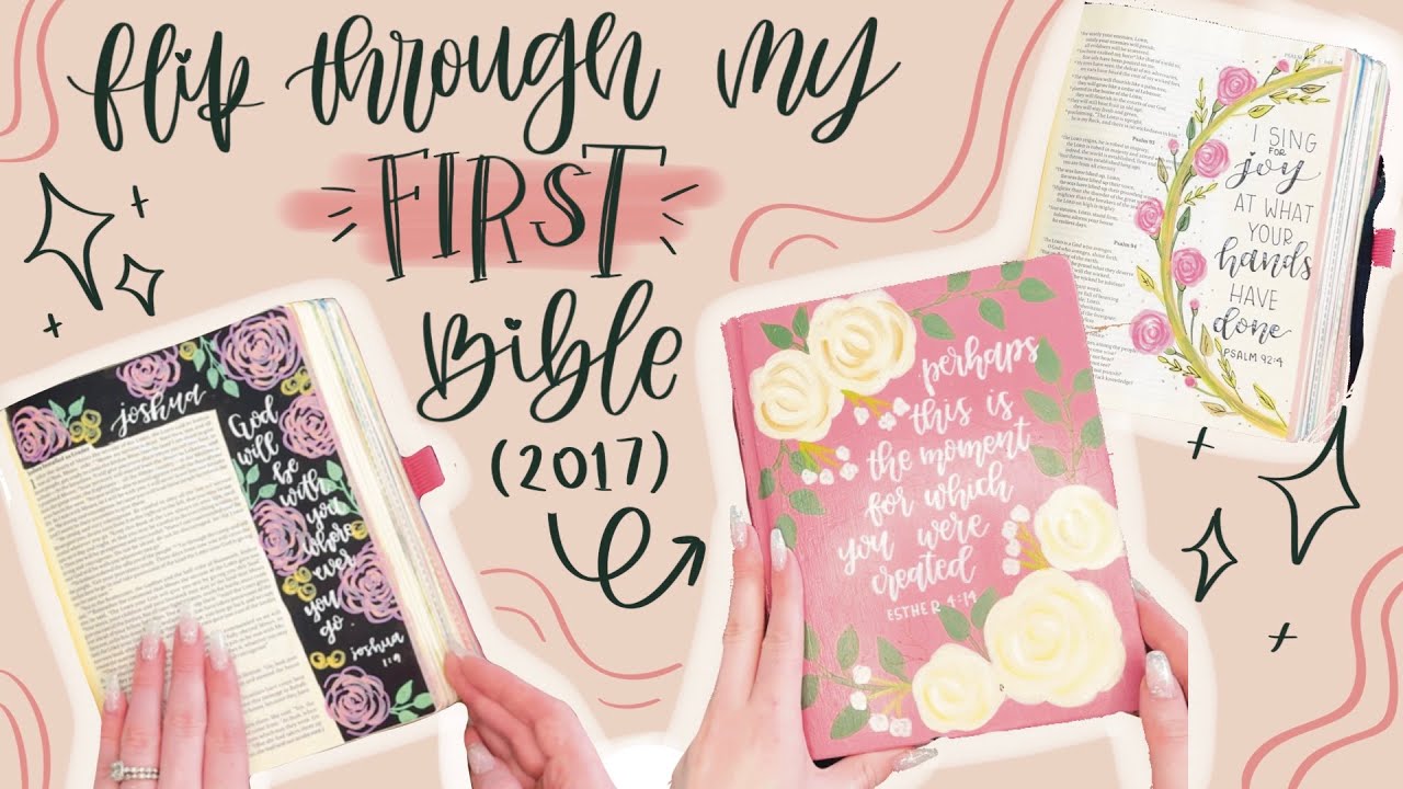 Flip Through my First Journaling Bible + How it Grew my Faith 🩷✝️
