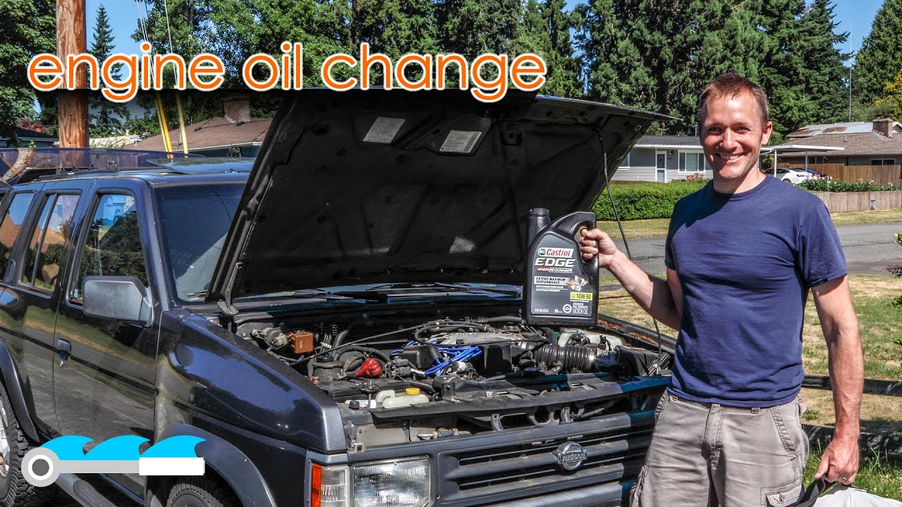 Engine Oil Change  |  Nissan Pathfinder 1995  |  Jonathan Reinke