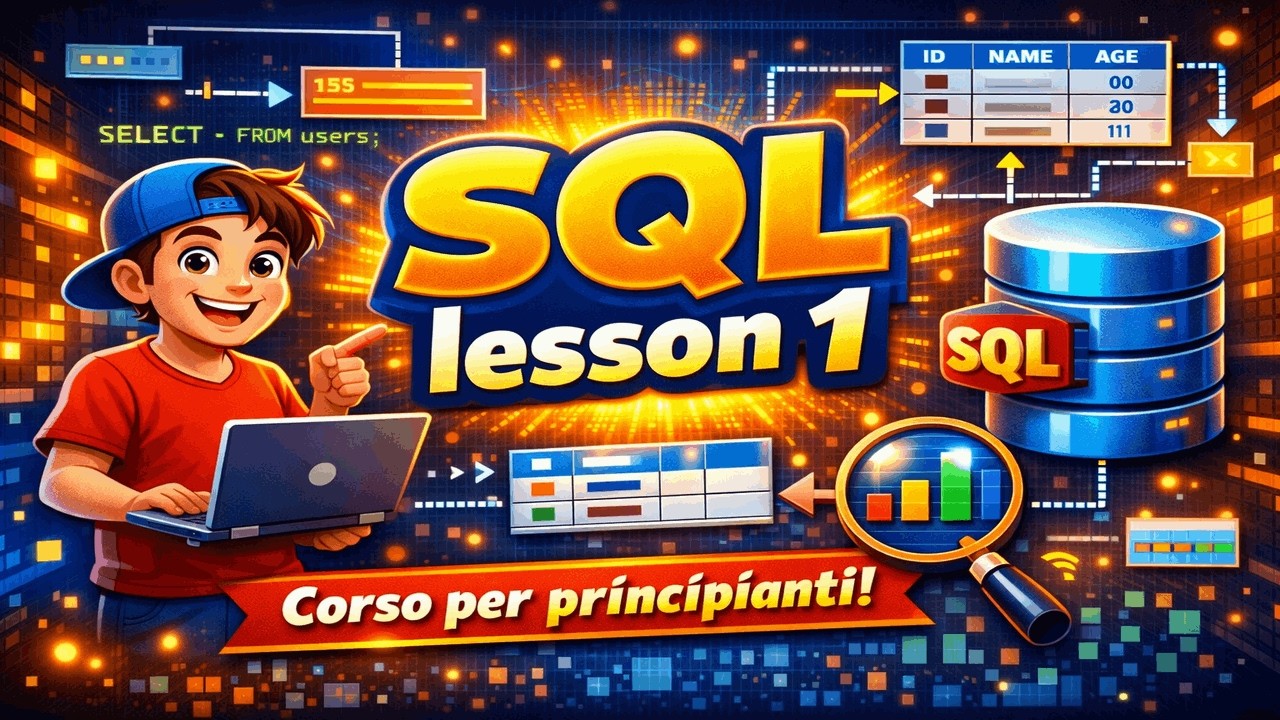 Corso SQL Base - Lesson 1 (SELECT) #sql