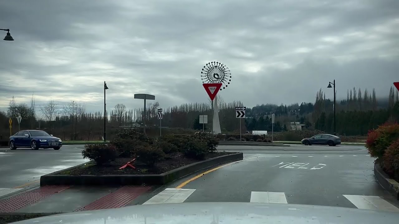 Winter drive through Woodinville, WA. February 1, 2026