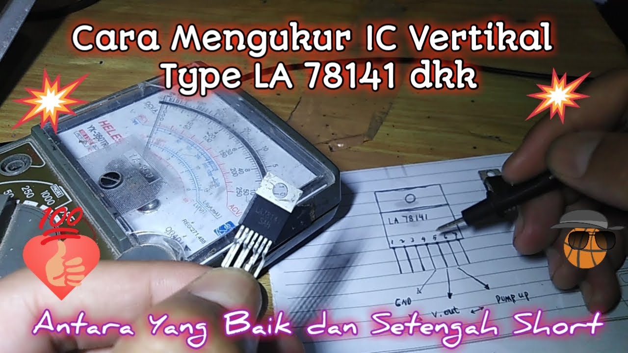 Как отличить хорошую вертикальную ИС LA78141 от полукороткой