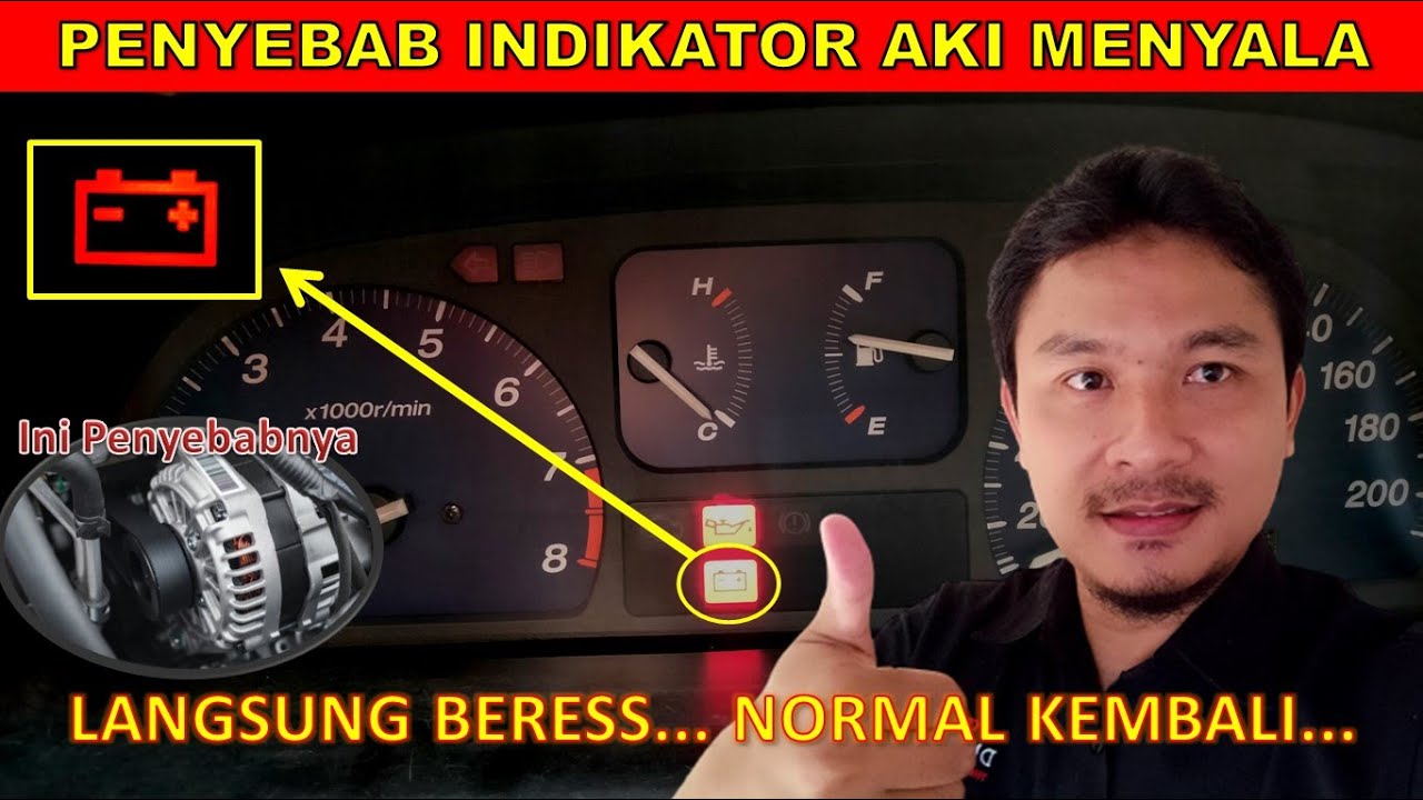 Cara Mengatasi Indikator Aki Mobil Menyala ❗