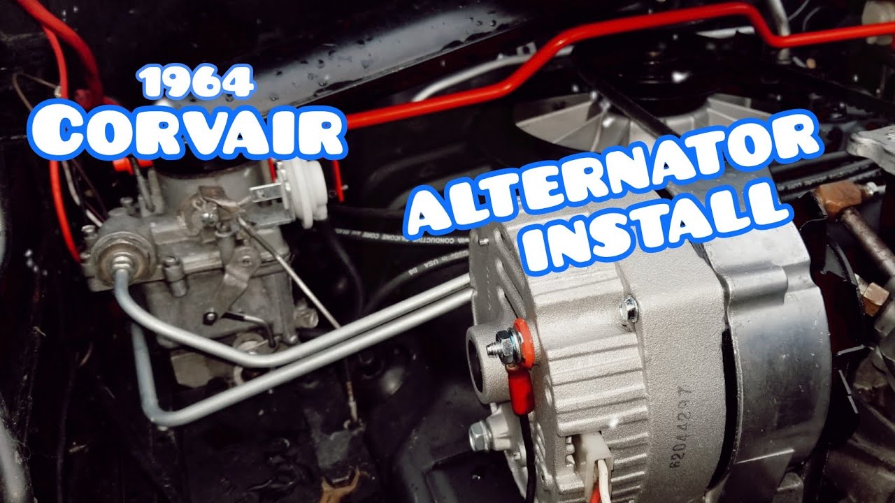 Corvair Gets A New Alternator!