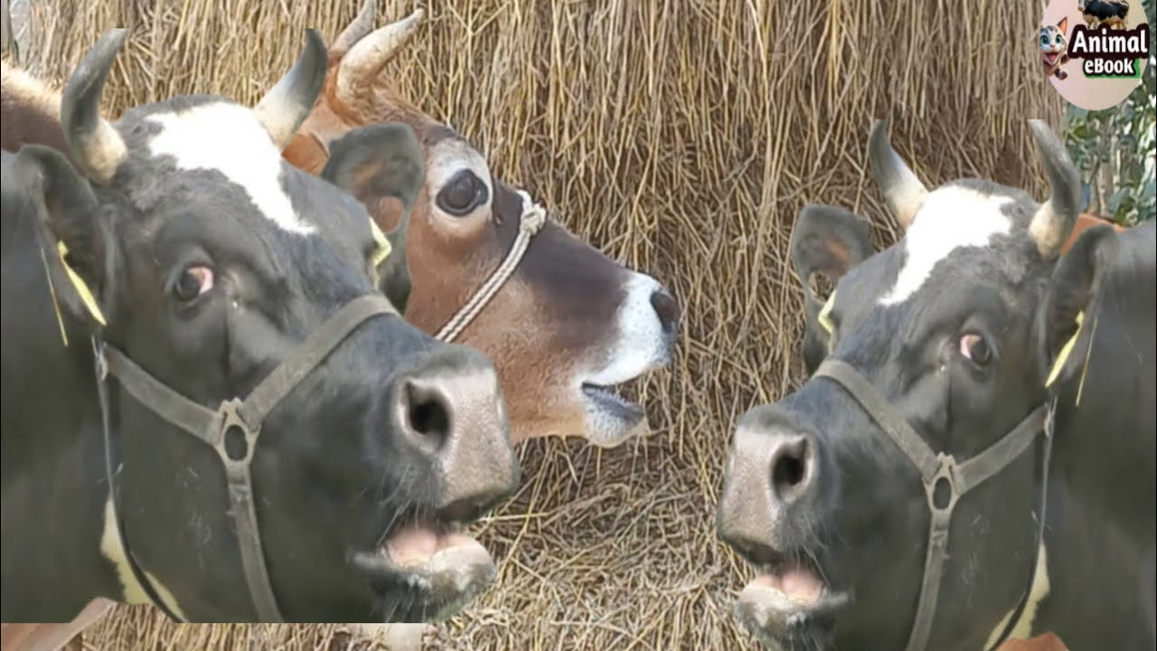 Cute Baby Cow Sound Mooing compilation 2025 | Animal eBook