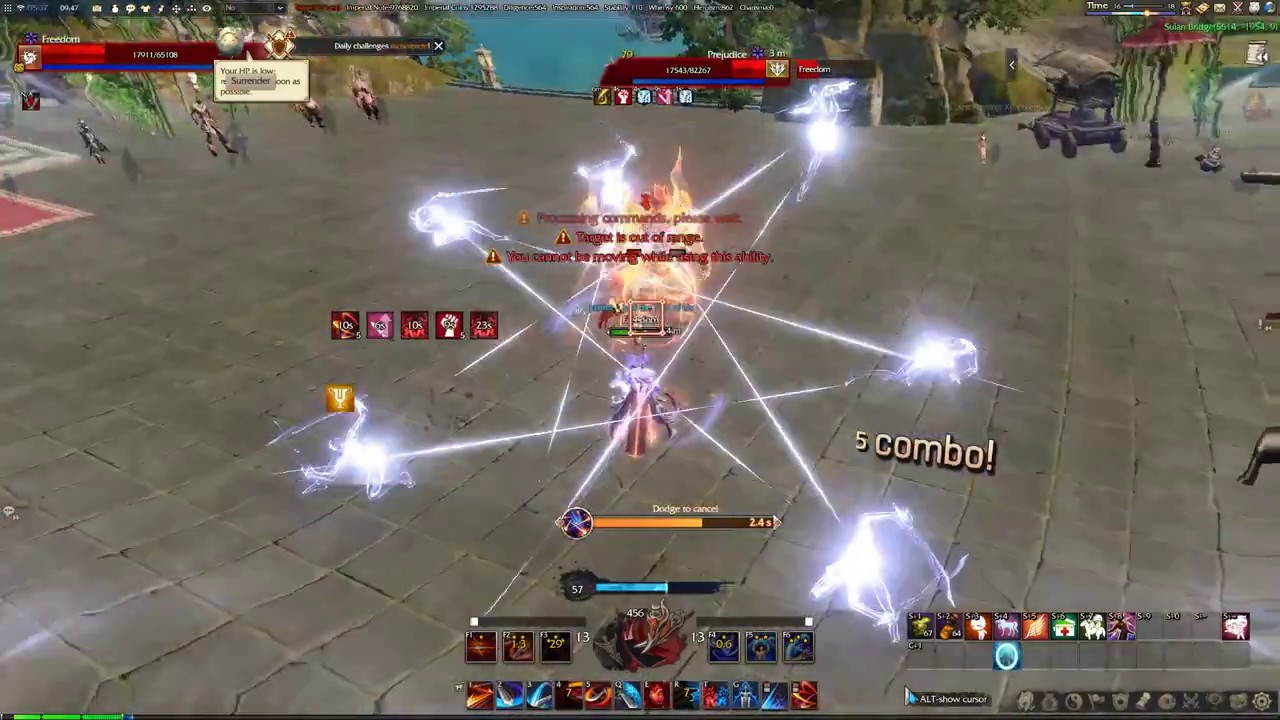 Revelation Online BladeMaster lvl79 PVP 1 vs 1 / Freedom #2