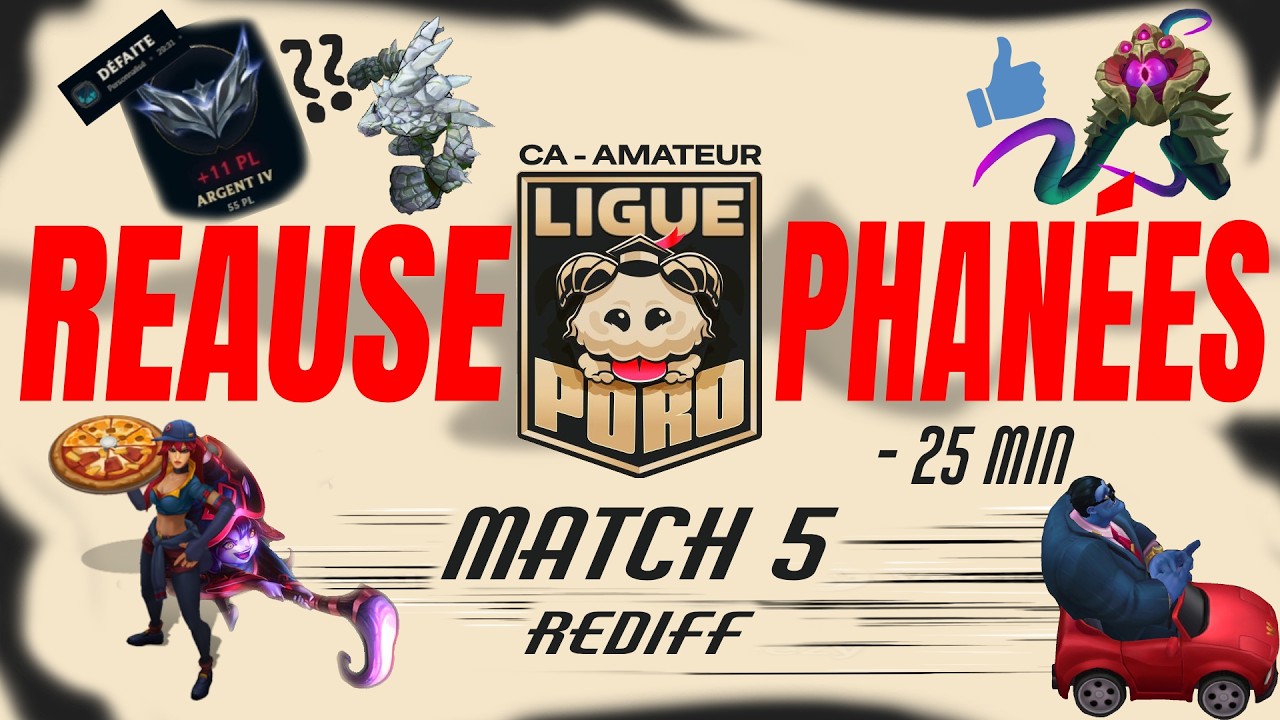 [REDIFF 3] Ligue Poro - Reause Phanées | Match 5