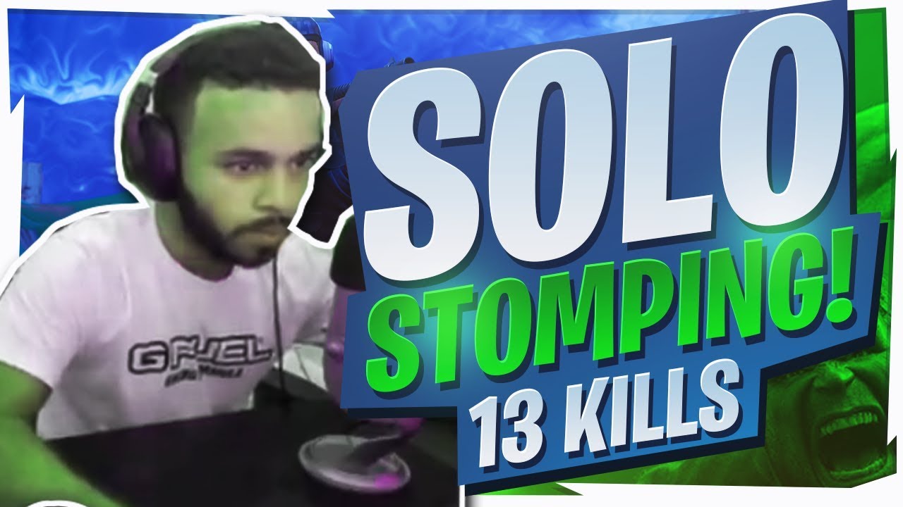 STOMPING IN SOLOS! 13 KILL WIN (Fortnite BR Full Game)
