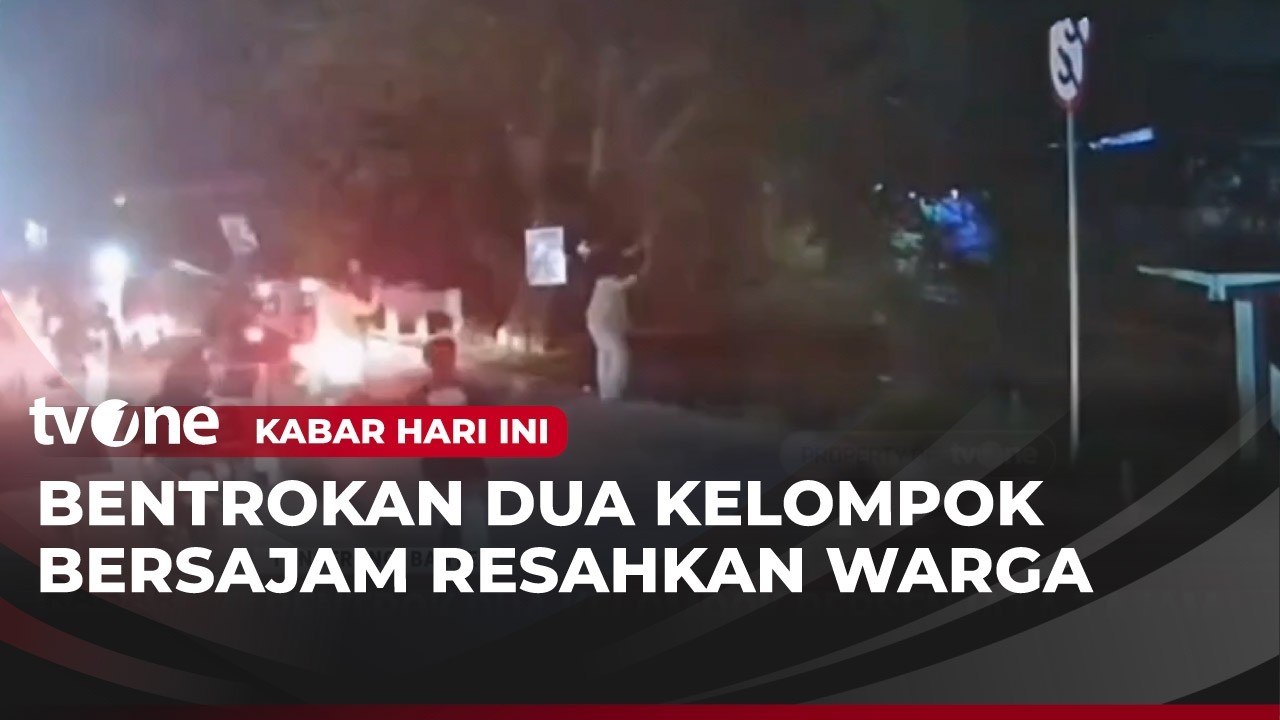 Dua Kelompok Bersajam di Tangerang Terlibat Bentrok, Warga yang Melerai  Diancam! | Kabar Hari Ini