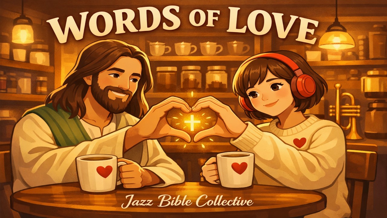 ❤️ Words of Love ☕ Calm Christian Jazz | Bible Verses & Peaceful Music