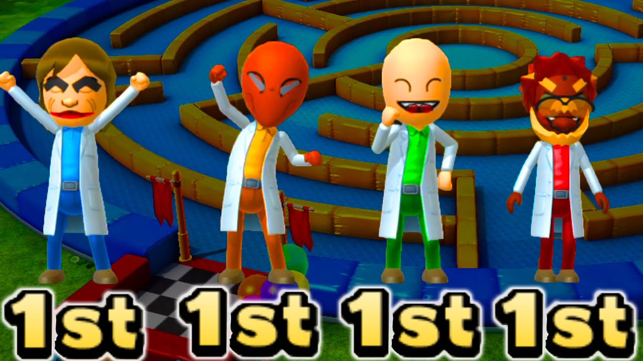 Wii Party U Minigames Dojo Domination The Joker Gameplay ( Master Difficulty )