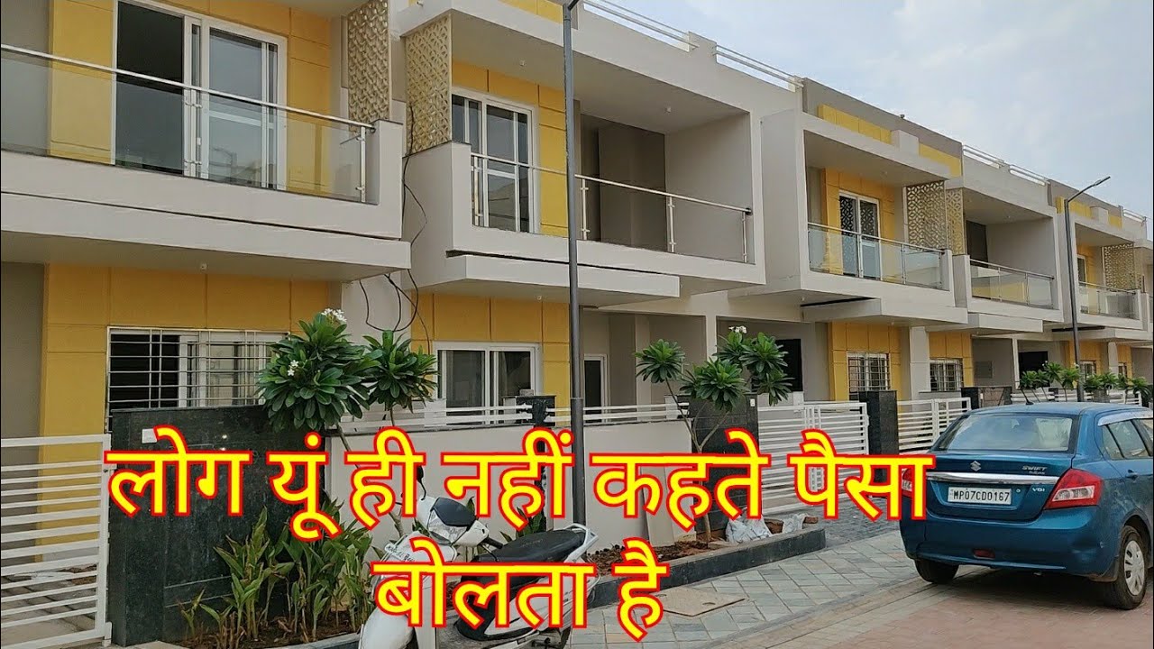 3 Bhk Duplex House Actual View Of Hg Emerald Greens Township Gwalior