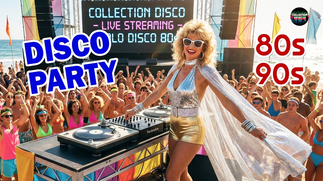 Euro Disco 80s Legends - Classic Party Hits - Greatest 70s 80s 90s Dance Mix