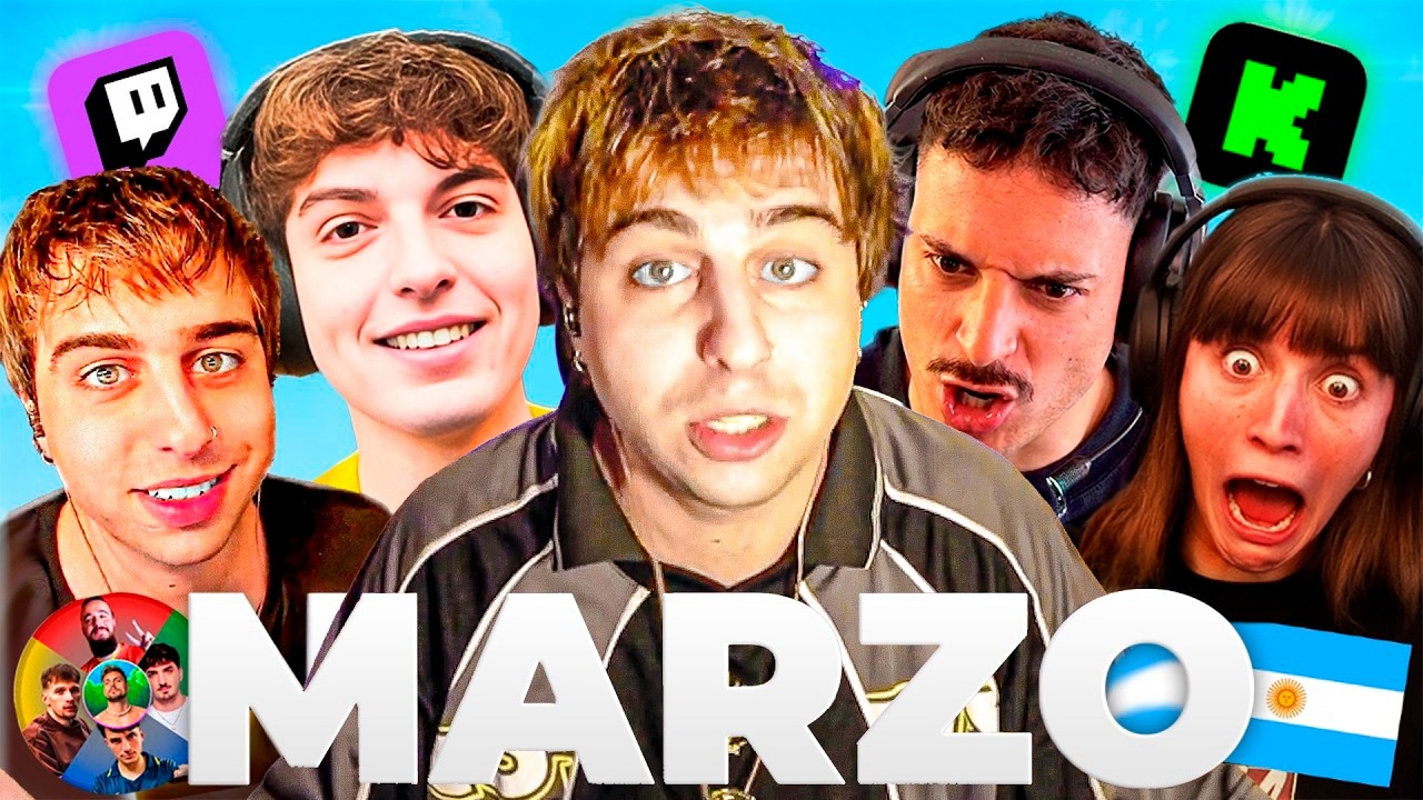 MARZO en Twitch y Kick Argentina 2026 | Reacci&oacute;n