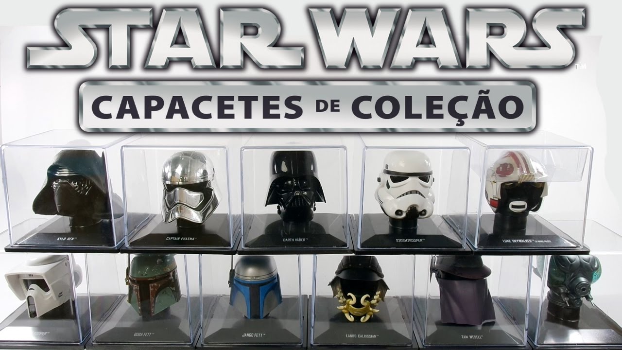 Coleção oficial de capacetes de Star Wars da Planeta DeAgostini - réplicas em miniatura perfeitas!