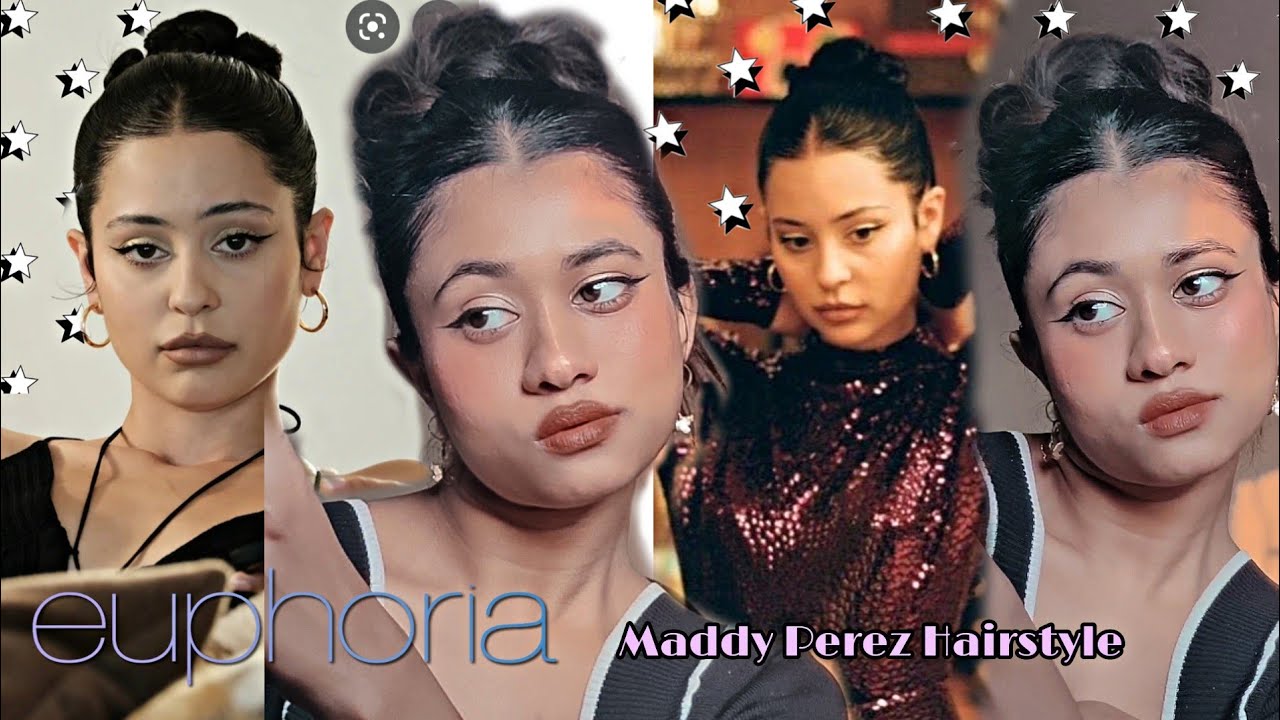 Euphoria season 2 Maddy Perez Hairstyle / nate with gun scene Hairstyle