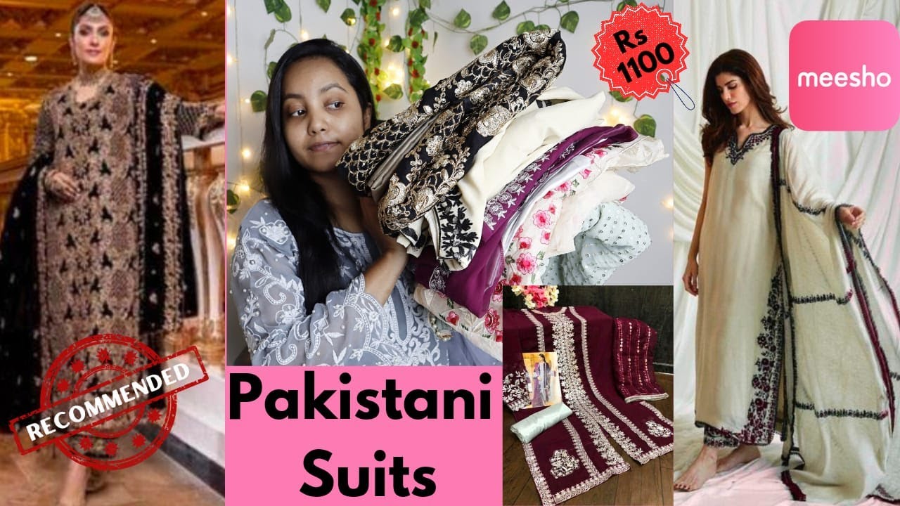 Meesho Pakistani Suit Haul | Eid special Meesho Haul | Embroidered Zari Work | Meesho Haul | Meesho