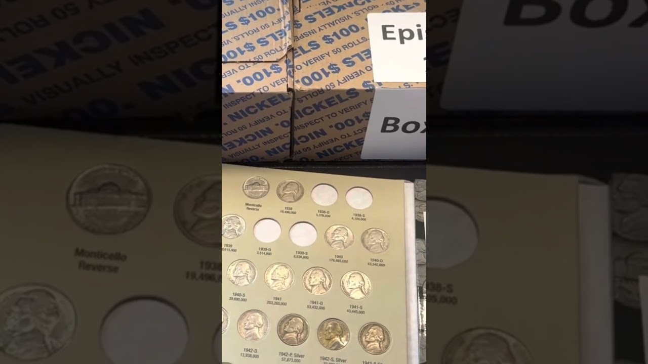 Quest: Complete a Jefferson Nickel Album Coin Roll Hunting