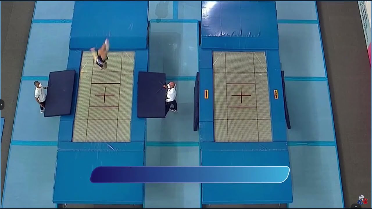 CISAG : Trampoline - Championnat d'Europe 2021 à Sotchi - Florestan demi-finale