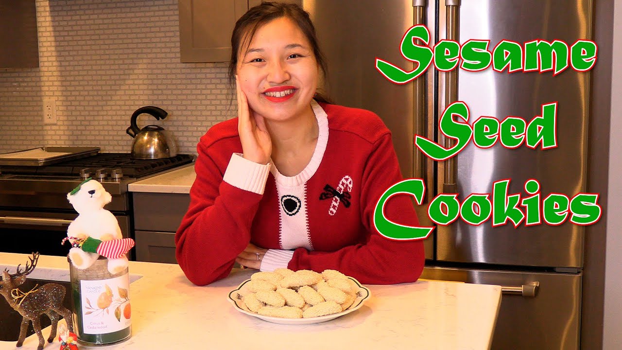 Sesame Seed Cookies | Day 2 of My 2023 Christmas Cookie Marathon