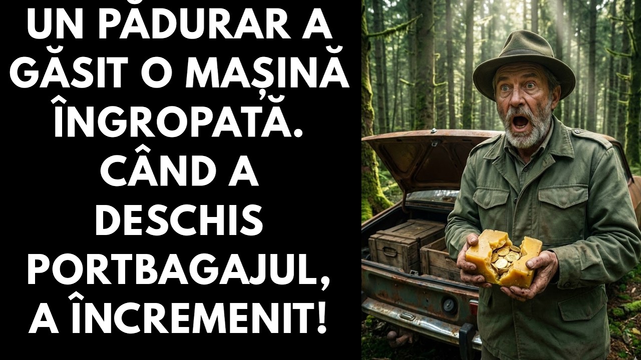 Un pădurar a găsit o mașină îngropată. Când a deschis portbagajul, a încremenit!