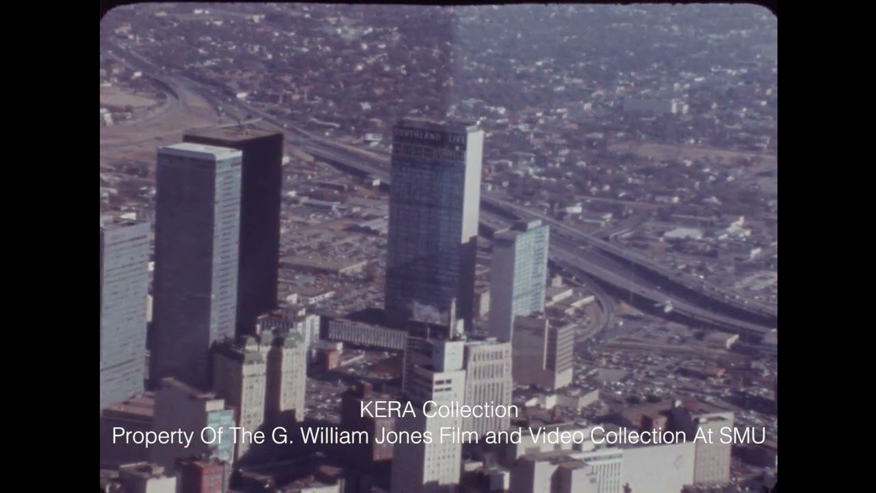 KERA Aerials 6 (Downtown Dallas) - 1970s (Silent)