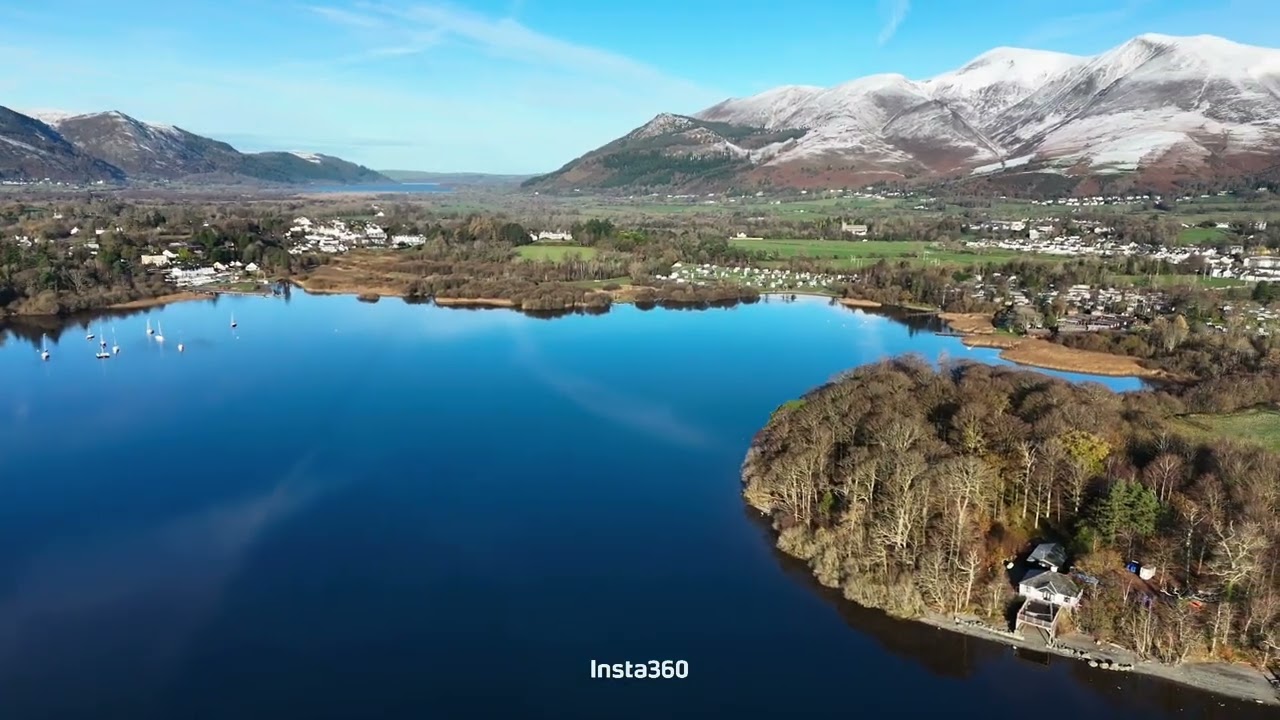 Beautiful Derwentwater Through the Lens of the DJI Mini 4 Pro