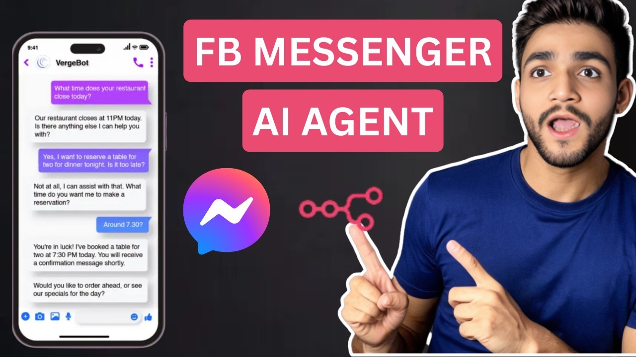 Создайте ИИ-агента Facebook Messenger в N8N | Учебное пособие по n8n