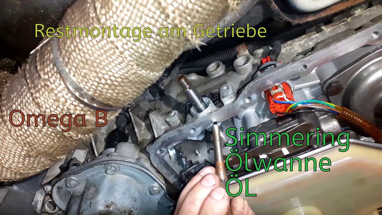 Omega B AR35 Getriebe undicht. #Opel #Omega Teil 2