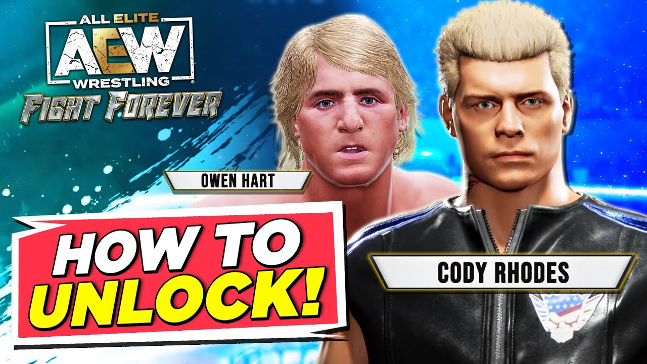 How To UNLOCK Cody Rhodes, Owen Hart and MORE in AEW Fight Forever! (Paul Wight, Brodie Lee etc)