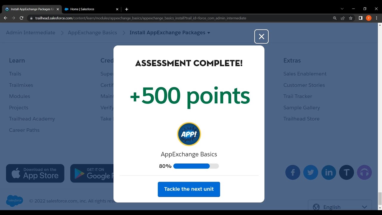 Salesforce Trailhead - Install AppExchange Packages