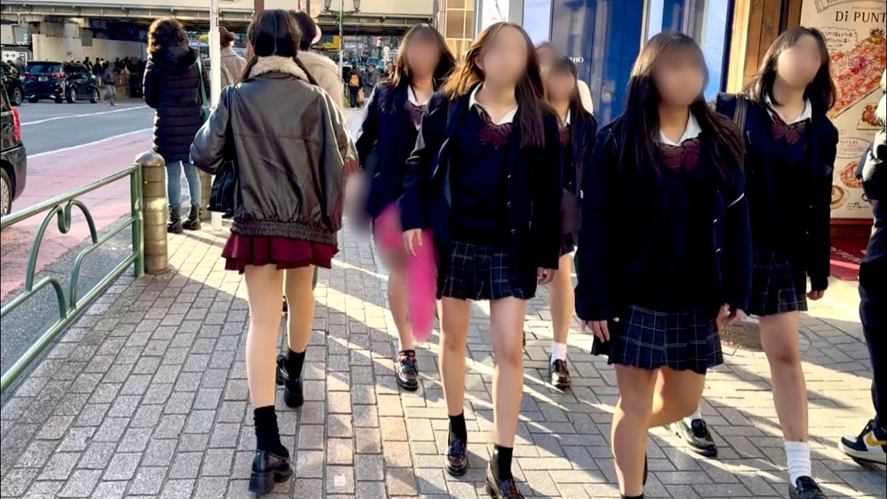 SHIBUYA GREAT WALK (Jan 2026) Japanese School Girls Turn Heads Tokyo Walk