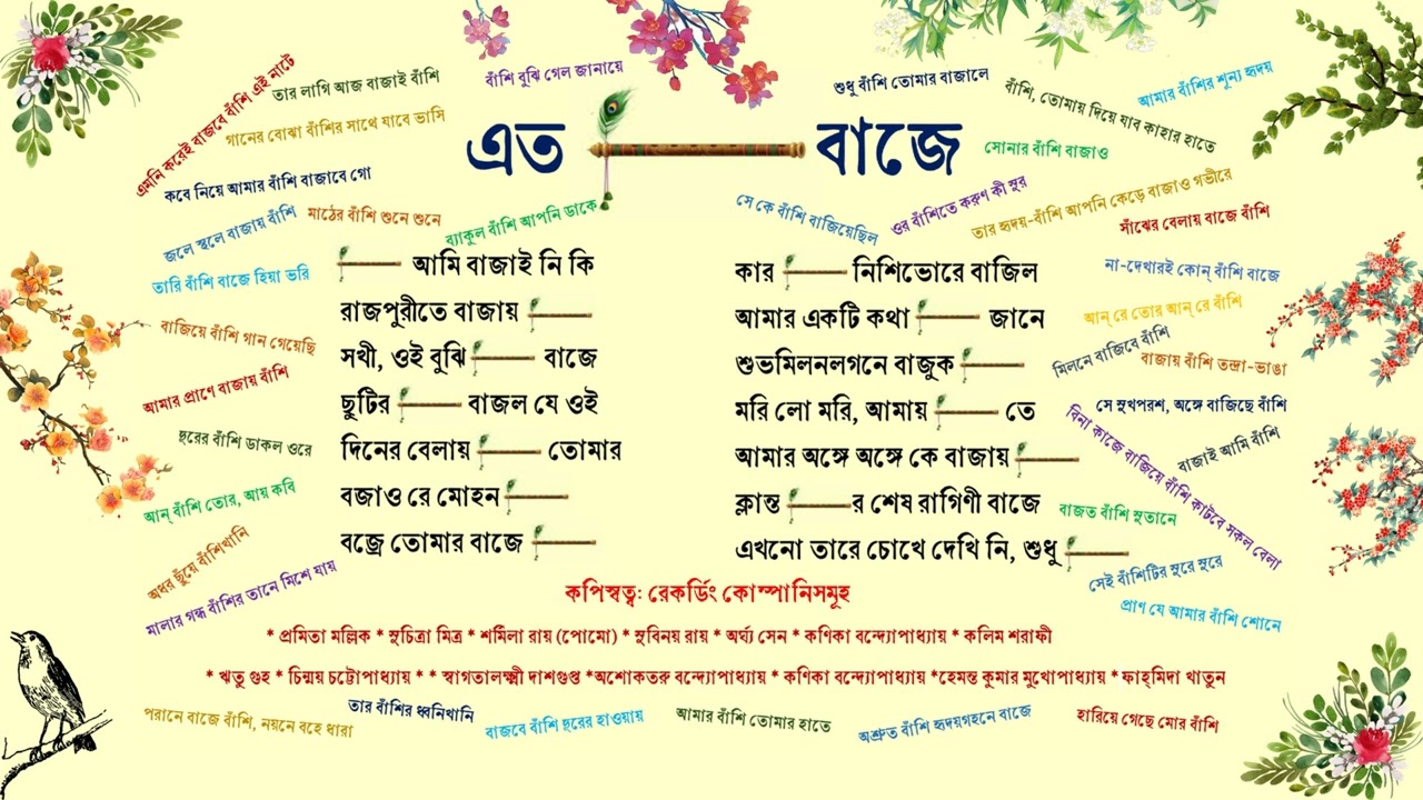 এত বাঁশি বাজে