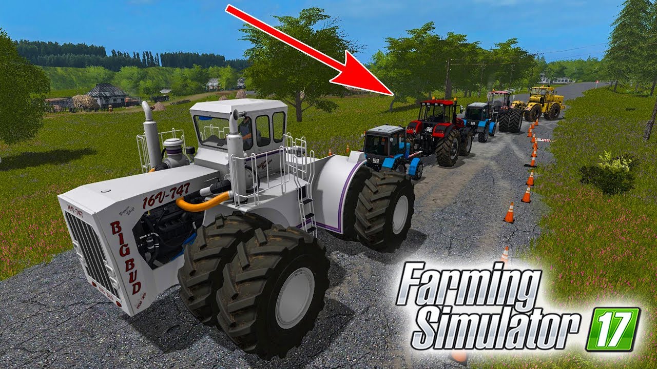 РУССКИЕ ТРАКТОРА ПРОТИВ ОГРОМНОГО АМЕРИКАНЦА! КТО КОГО? Farming Simulator 17