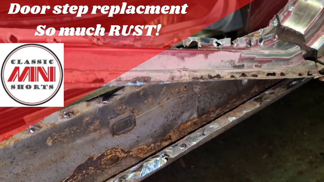 15 Classic Mini MPI Restoration - Passenger door step replacment