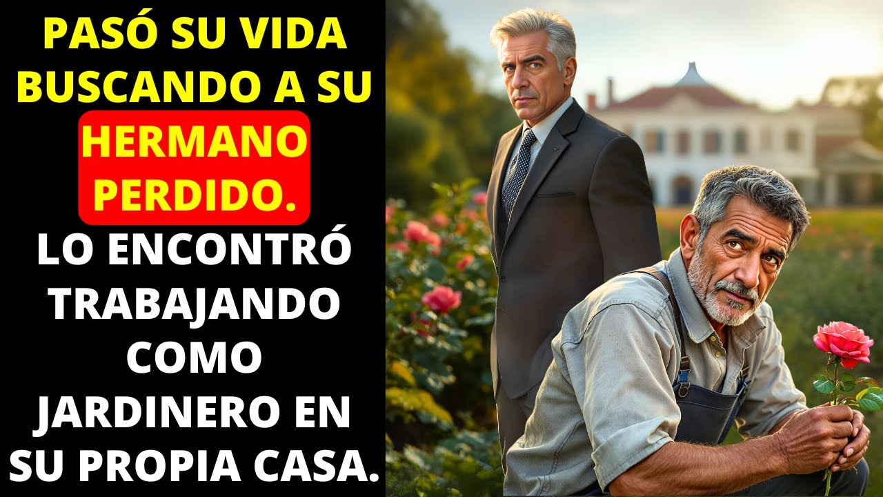 EL JARDINERO NO SABÍA QUE EL DUEÑO DE LA MANSIÓN ERA EL HERMANO QUE BUSCÓ POR 45 AÑOS...