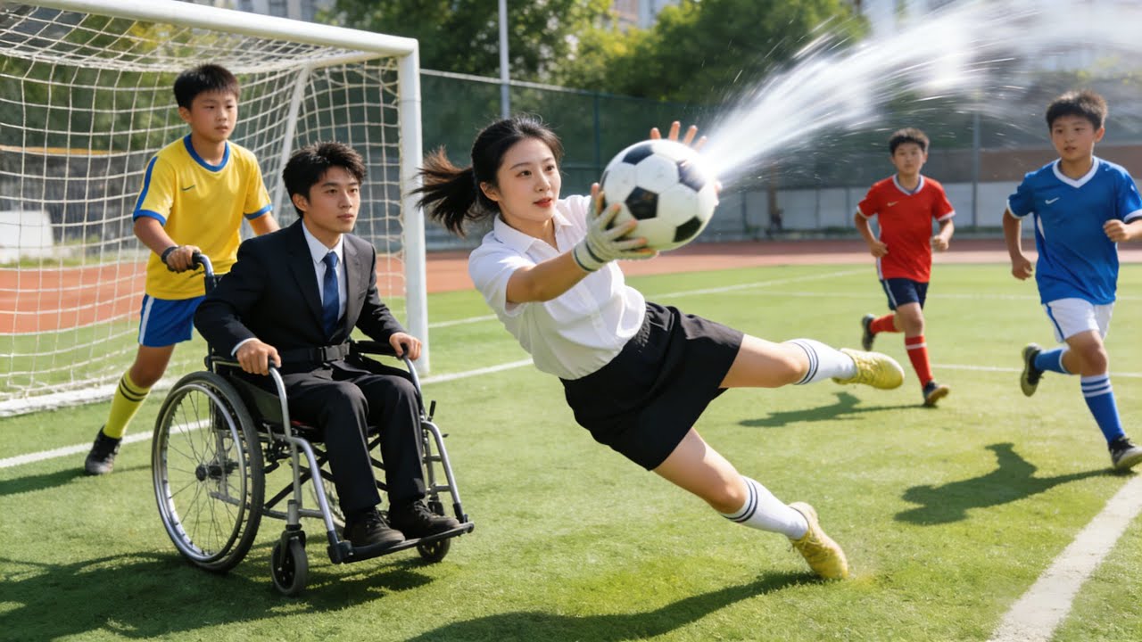 Shocking! The New Maid Takes the Disabled CEO to Play Soccer—She Doesn’t See Him as Disabled at All!