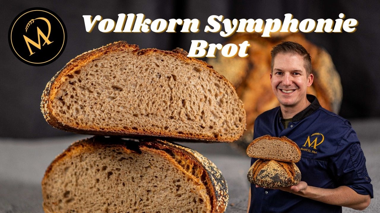 Vollkorn Symphonie Brot - Vollkorn Sauerteigbrot mit Dinkel, Weizen und Roggen
