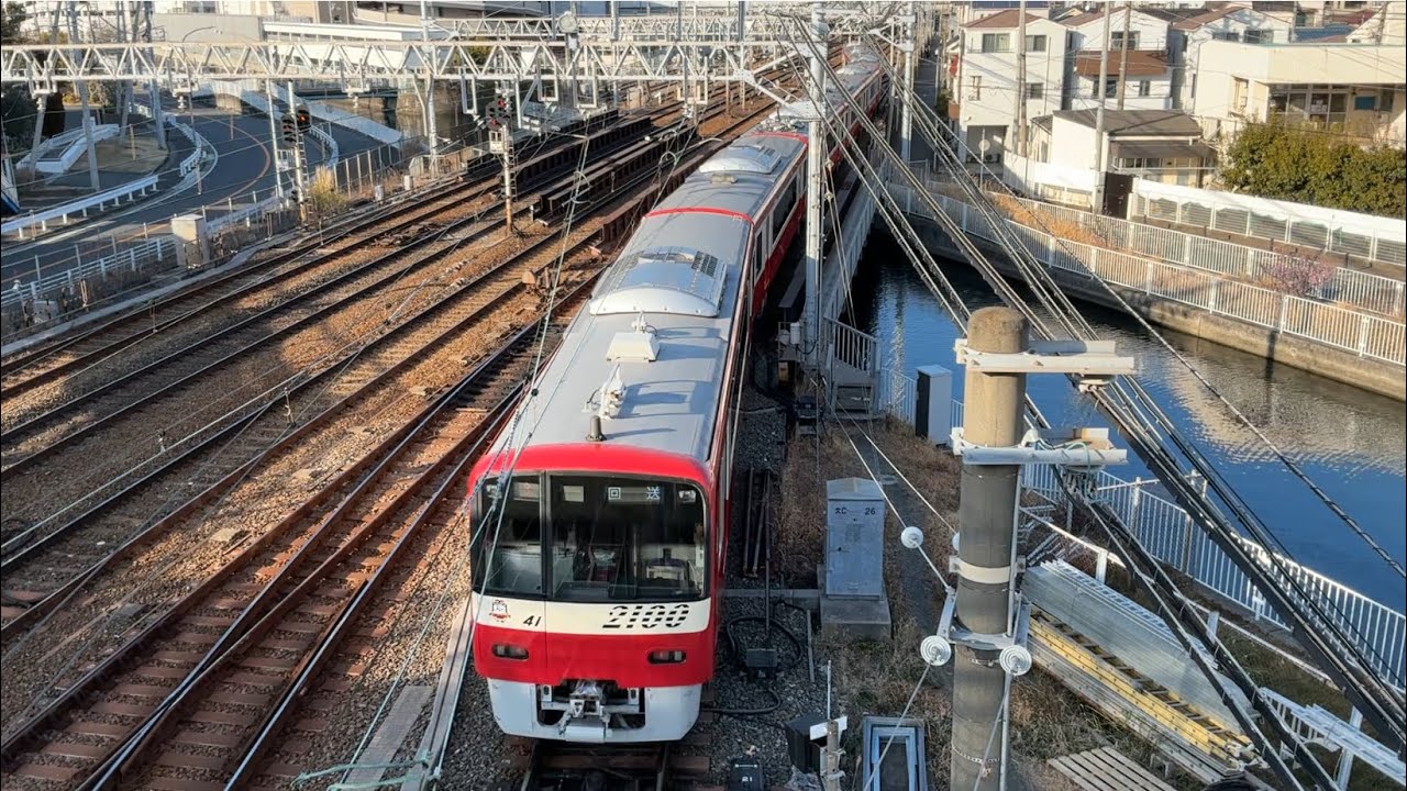 京急線試運転2148と1A「三浦海岸河津桜2026」快特品川方面泉岳寺行き2156、3回送2148、3回送2141、都営浅草線37T特急青砥行き5509-8！【令和8年2月15日日曜日】