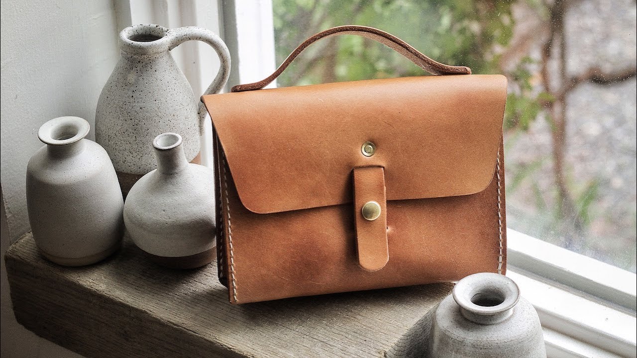 Making a Miniature Leather Purse