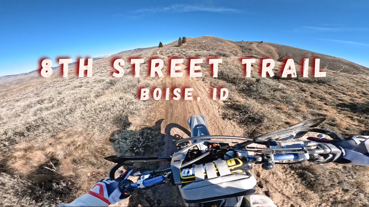 8th Street Dirt Bike Trail - Bottom to Top - Boise, Idaho!