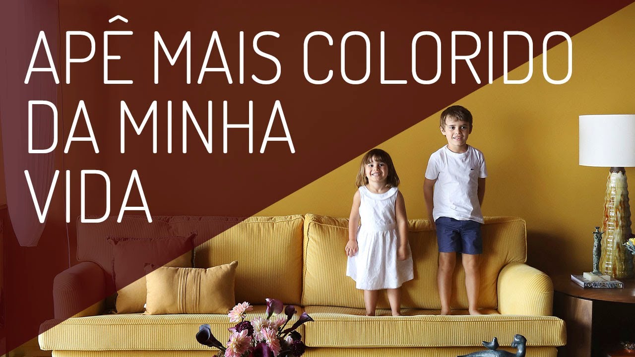 Tour pelo meu APÊ: a sala mais COLORIDA que você vai ver