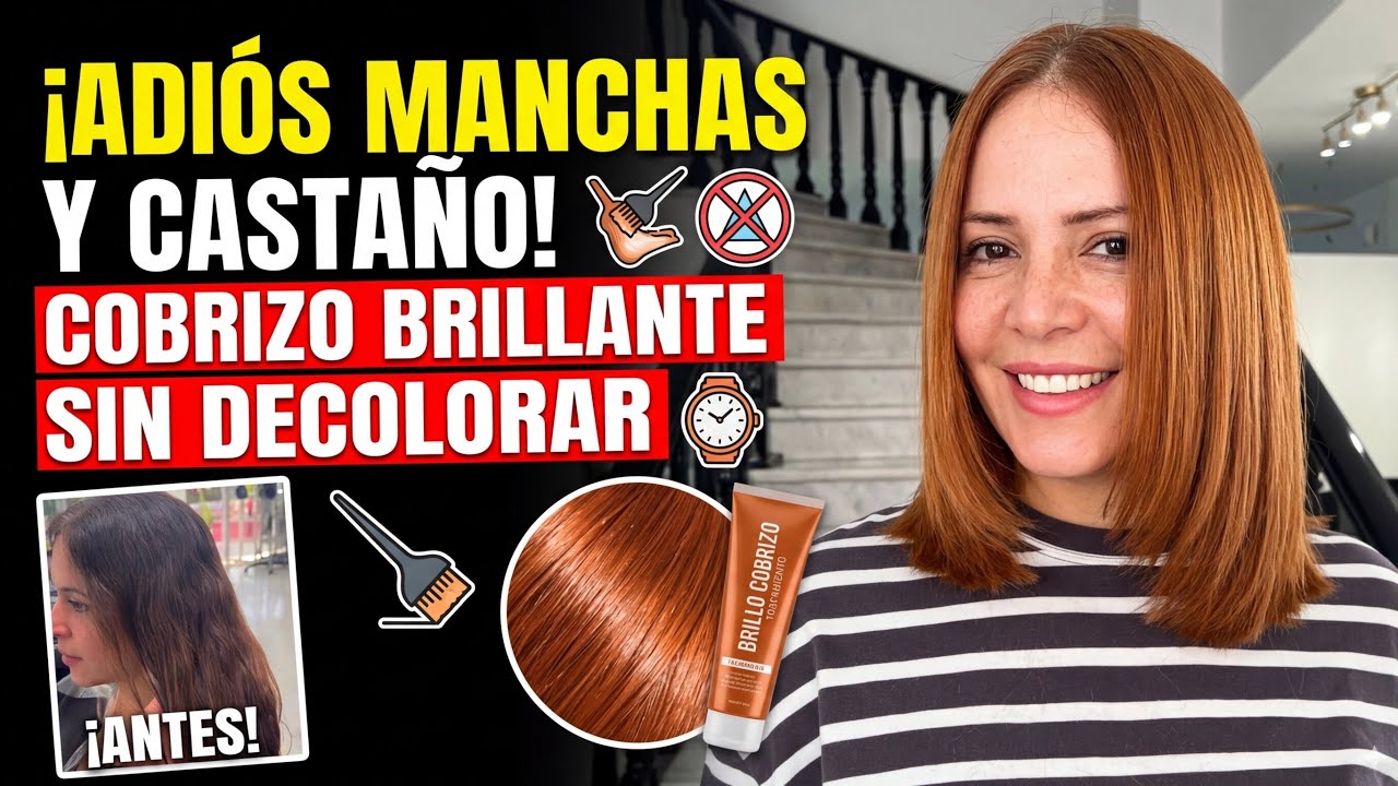 Como REMOVER EL TINTE OSCURO MANCHADO con esta FORMULA RAPIDA lo LOGRAS en UNA HORA o MENOS