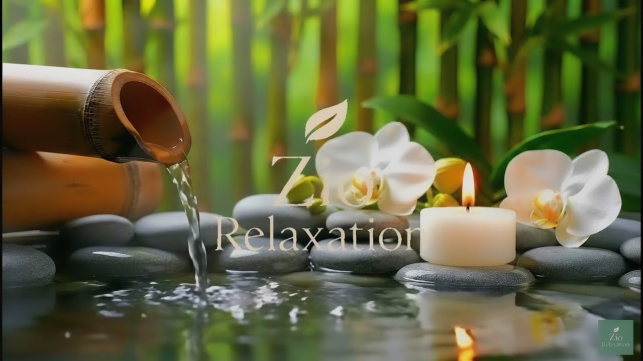 Healing Spa Piano with Water Flow 🌿 Relaxing Meditation Music for Deep Peace, Calm & Inner Stillness