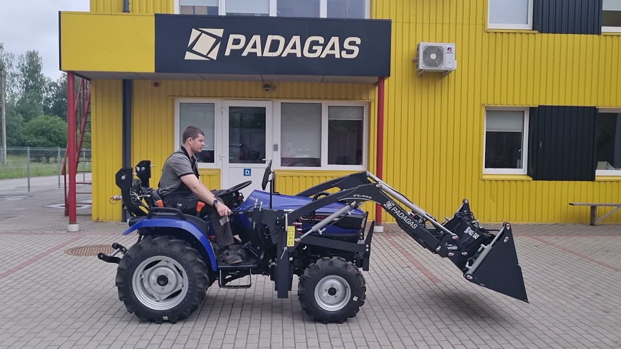 Front end loader FL-200 S-2 for mini tractors - Padagas ir Ko