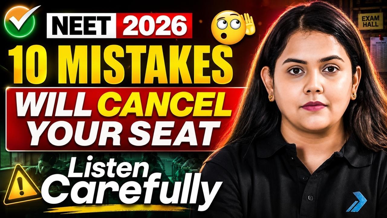 NEET Counselling 2026: 10 Mistakes That Get Your Seat Cancelled | Dr. Shipra Ma'am